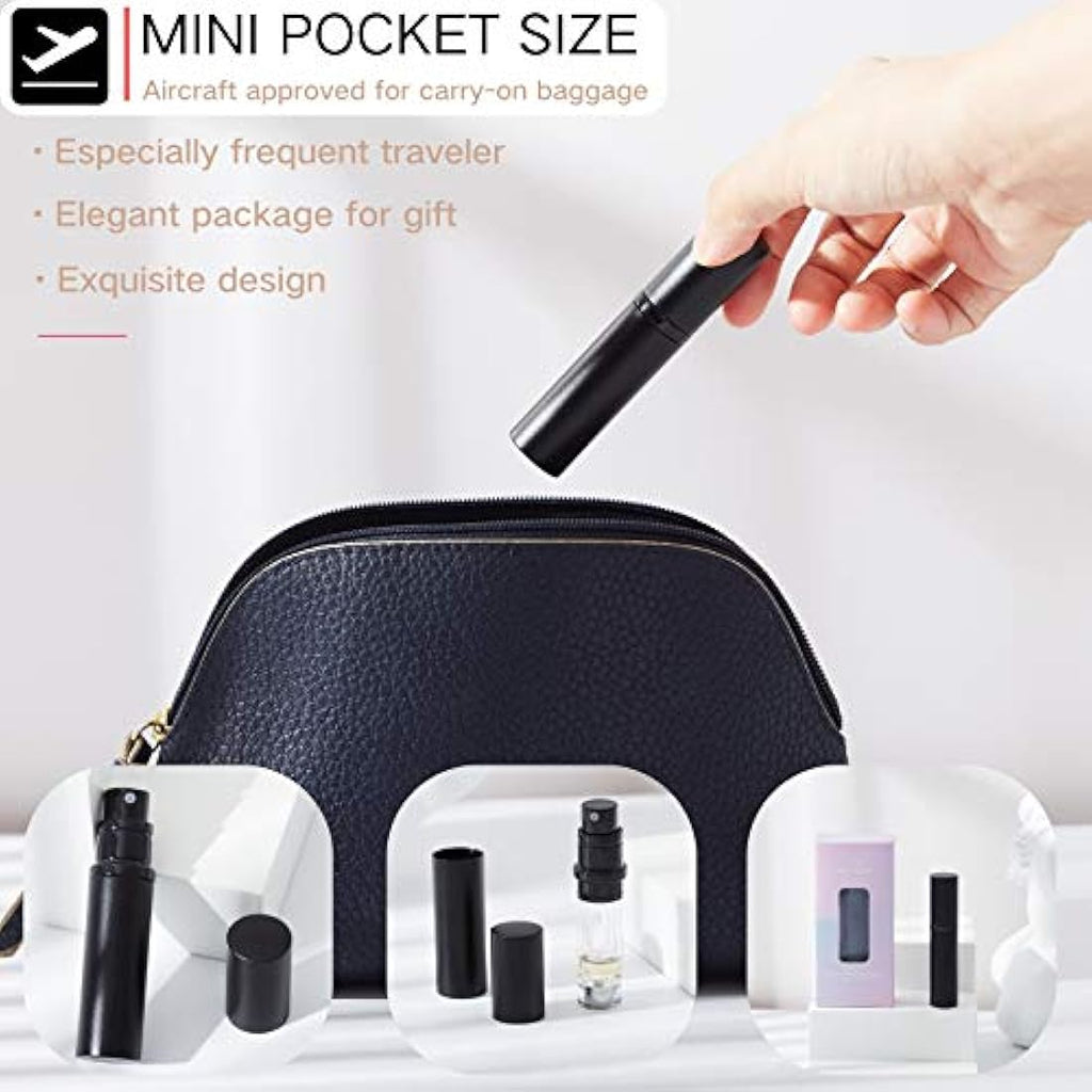 AsaNana Refillable Perfume Atomiser | 5ml Leakproof Travel Bottle