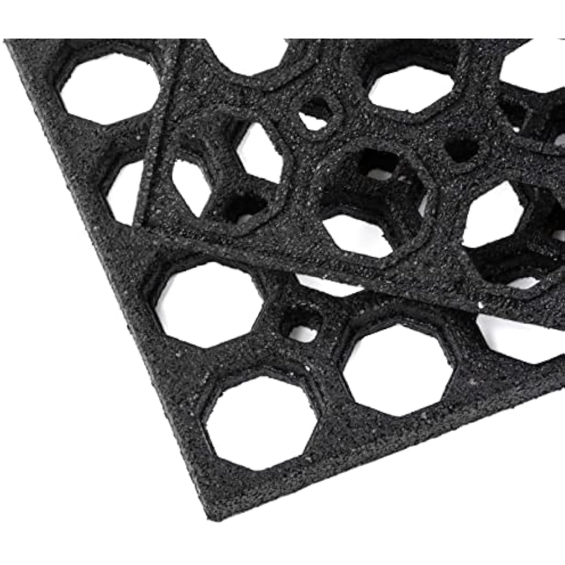 Honeycomb Rubber Doormat – Heavy Duty Outdoor Boot Scraper