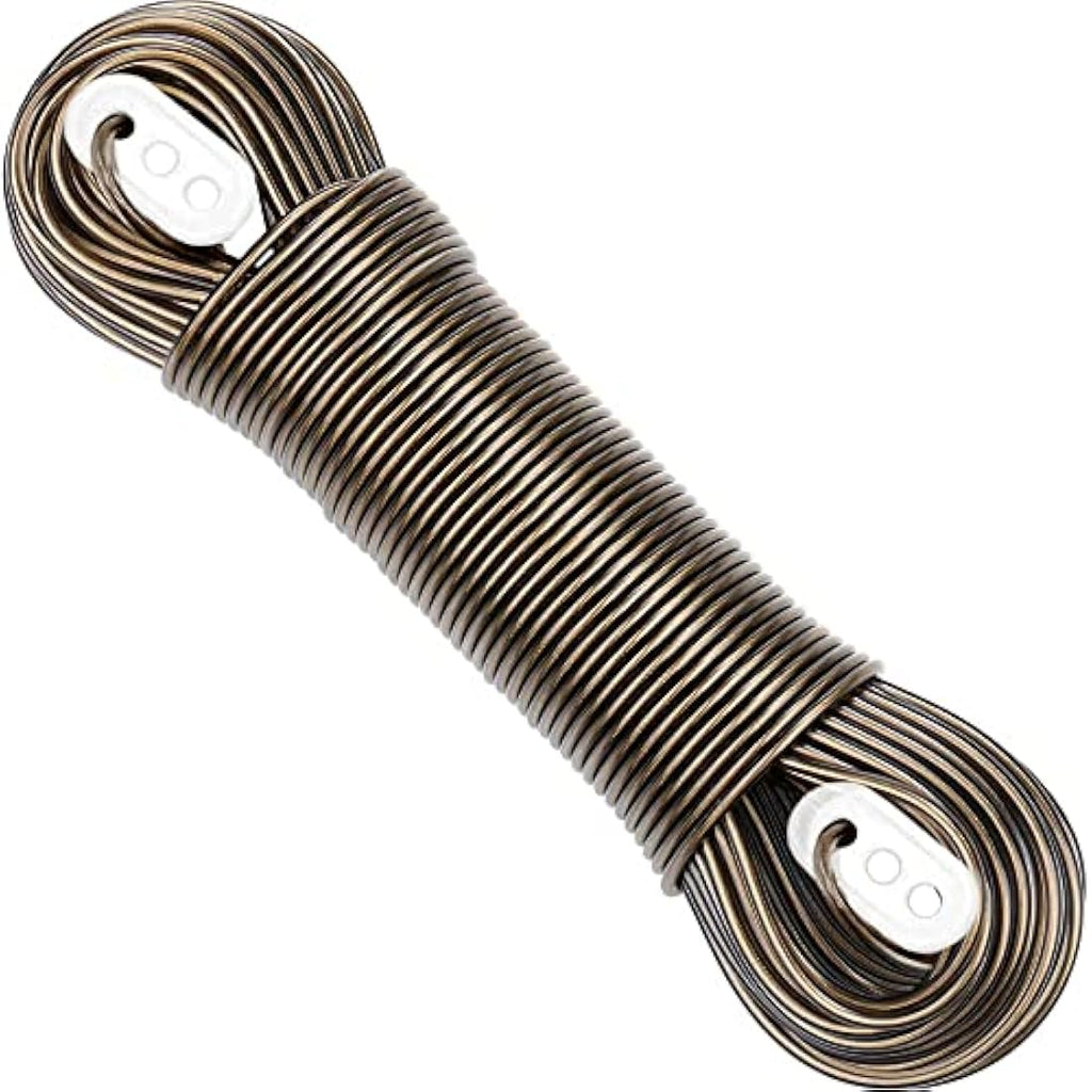 Smith's Steel Washing Line – 50m Heavy-Duty Weather Resistant Brown