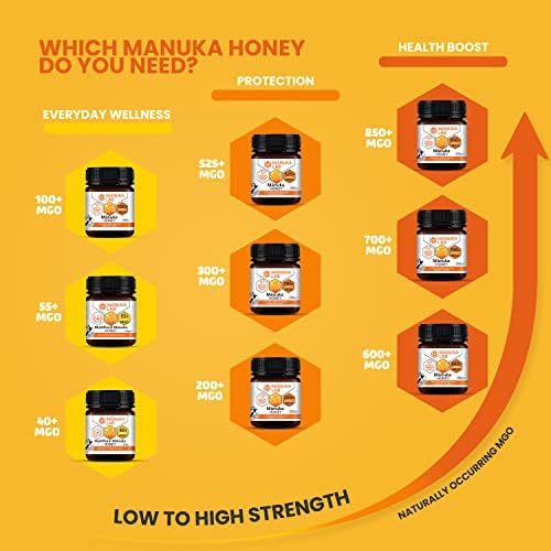 Manuka Lab MGO 525+ Manuka Honey – 500g New Zealand Raw Honey