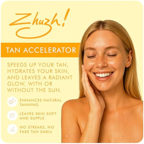 Zhuzh! Tan Accelerator Refill – 500ml Melanin Booster with Shea Butter