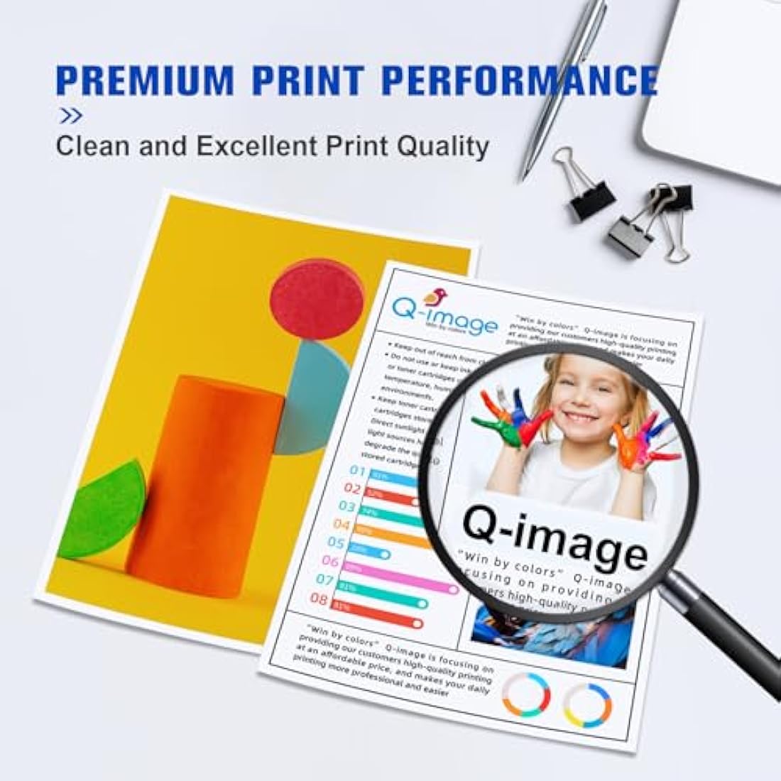 Q-image TN423 Compatible Toner Cartridges for Brother HL-L8360CDW | 4 Pack