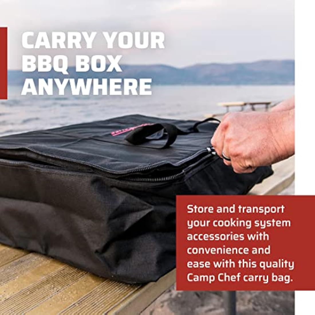 Camp Chef Accessory Carry Bag – Weather-Resistant Gear Bag, 16" x 24"