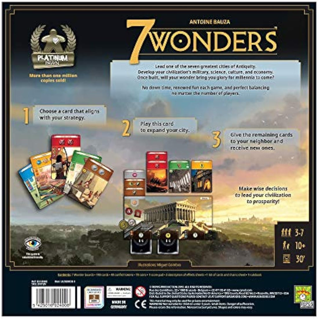 7 Wonders Board Game by Repos Production – Ancient Civilization Strategy