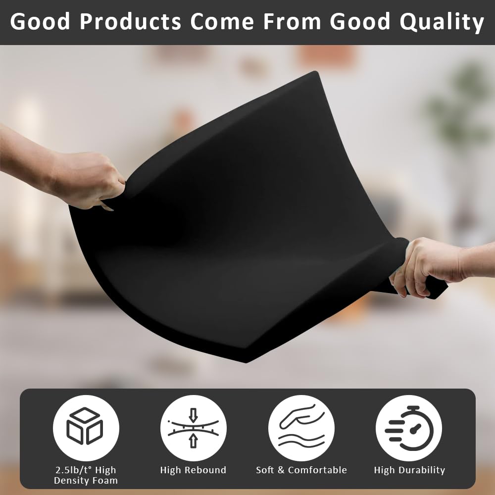 XPJBKC Sofa Cushion Support, 2 Pack 50 x 50cm Sofa Saver Furniture Seat Support Foam, High-Density Curve Sponge sofa support Pad - image 4