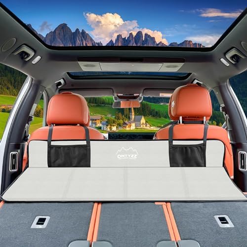 ONTYZZ Non-Inflatable Car Back Seat Extender – Foldable SUV Camping Mattress