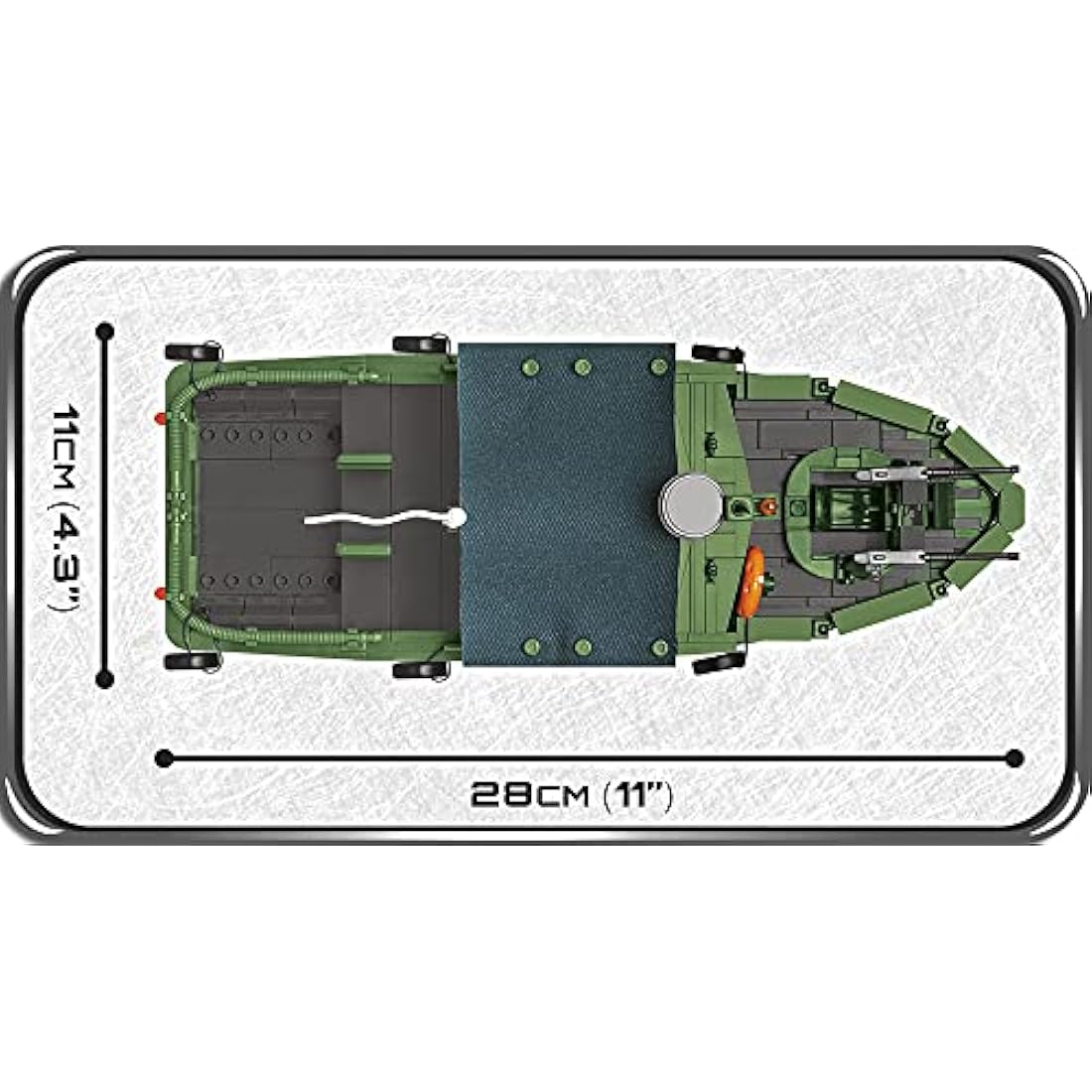 COBI Patrol Boat River MK II Military Model Building Set - 615 Pcs