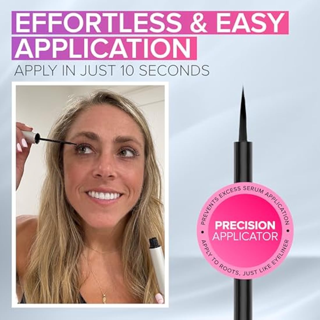 NYK1 LashForce Eyelash Growth Serum - 8ml XL Lash and Brow Enhancer