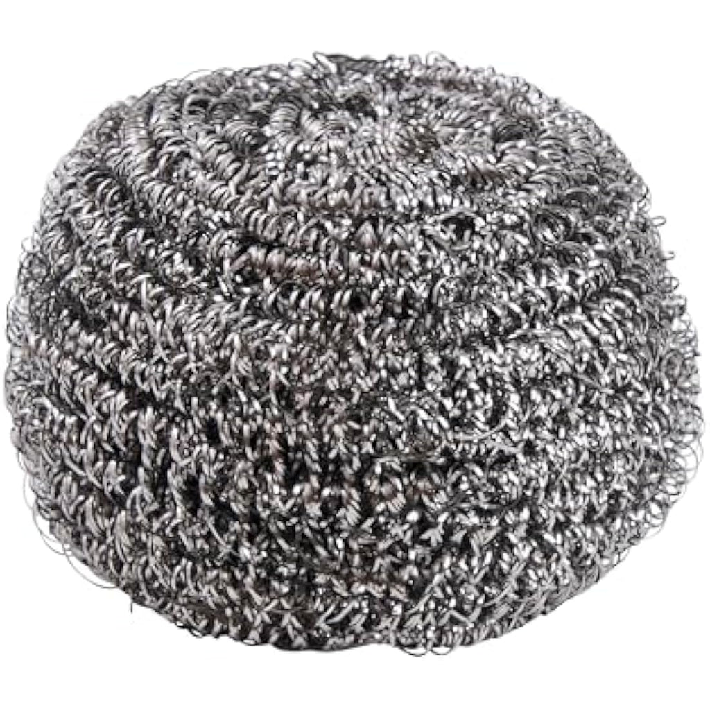 Spontex Stainless Steel Metal Scourers – Heavy Duty 48 Pack