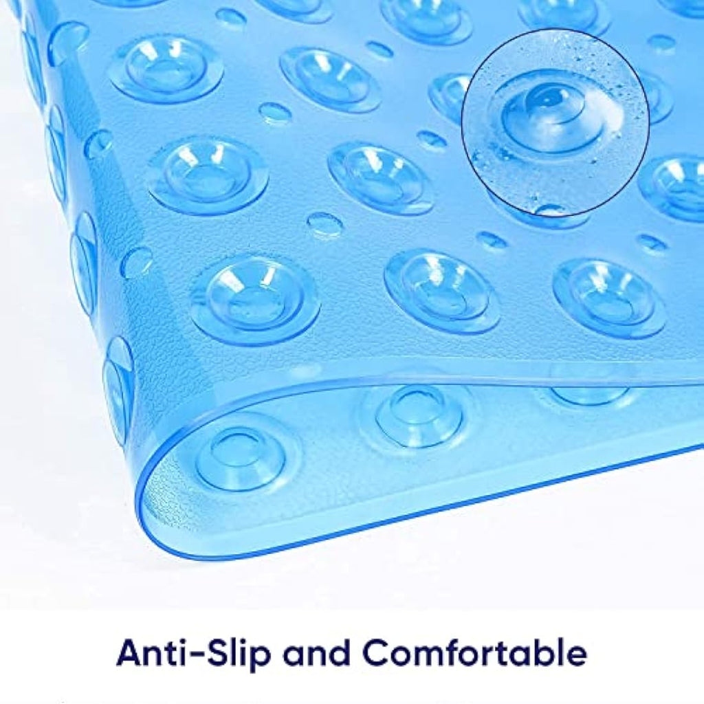 Jolof Store Non-Slip Bath Mat – Anti-Mould PVC Shower Mat with Suction Cups