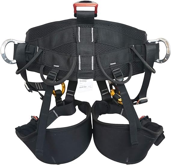 Tree Climbing Harness | Padded Half Body Safety Belt for Arborists