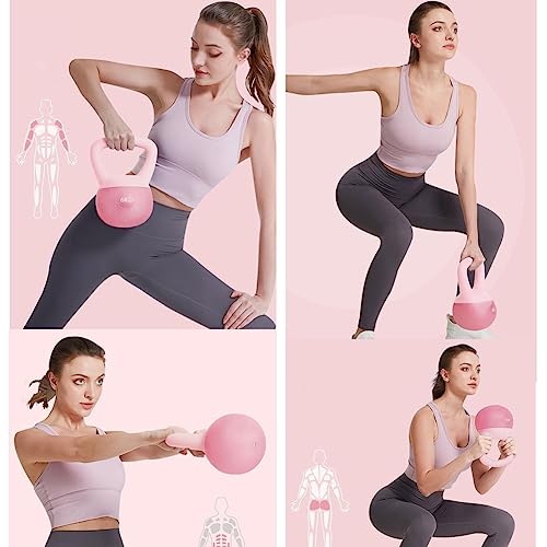 ZhaoCo 8kg Soft Kettlebell | Iron Sand Core Non-Slip Weight for Home Gym
