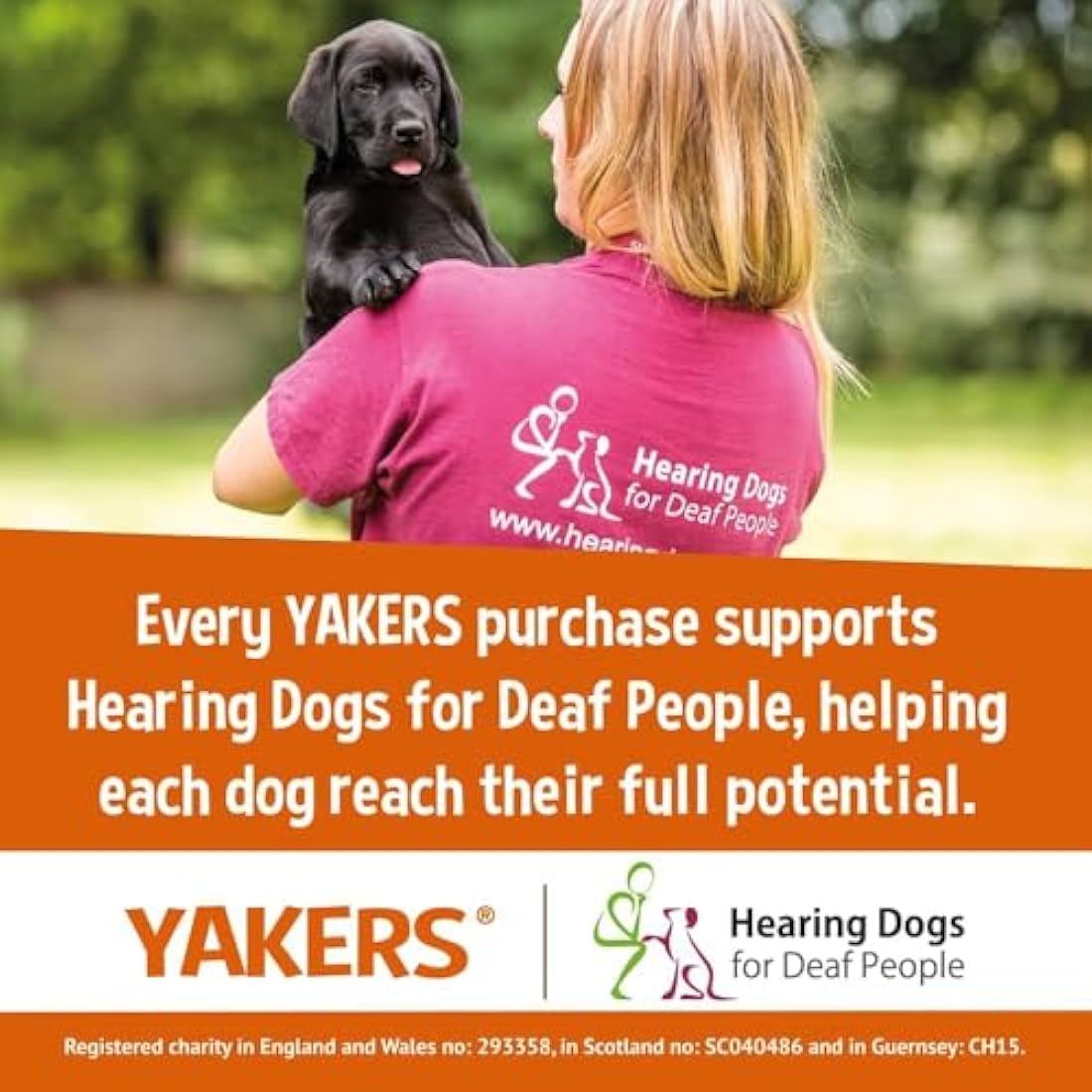 YAKERS Natural Dog Treats – Long-Lasting Crunchy Dental Strips, 70g