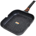 Pep Non-Stick Griddle Pan 29cm | Induction Grill with Removable Handle