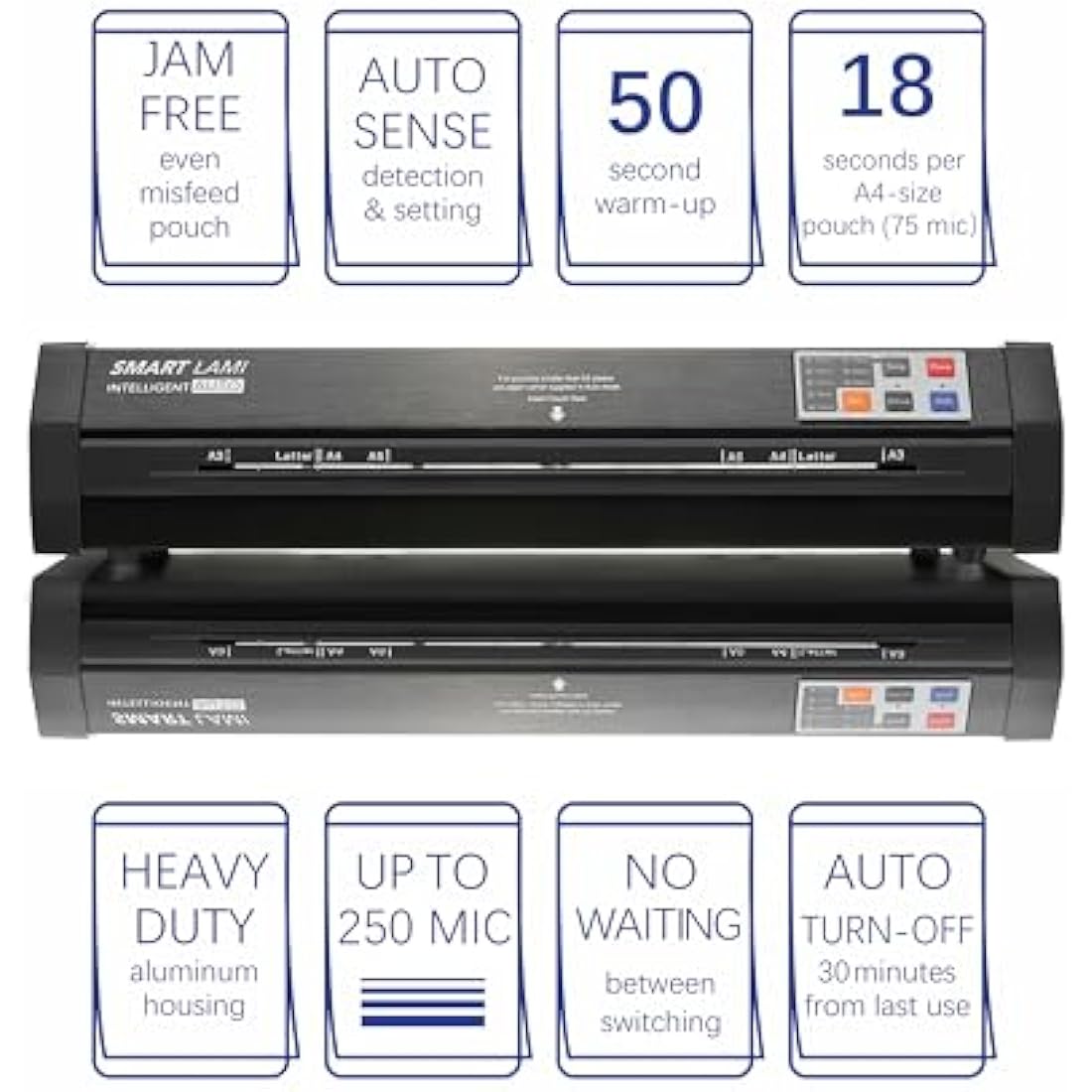 SINCHI A3 Thermal Laminator | Heavy Duty Auto Sense Foil Applicator