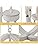 LynPon 4-Light White Wood Chandelier | Farmhouse French Country Lighting