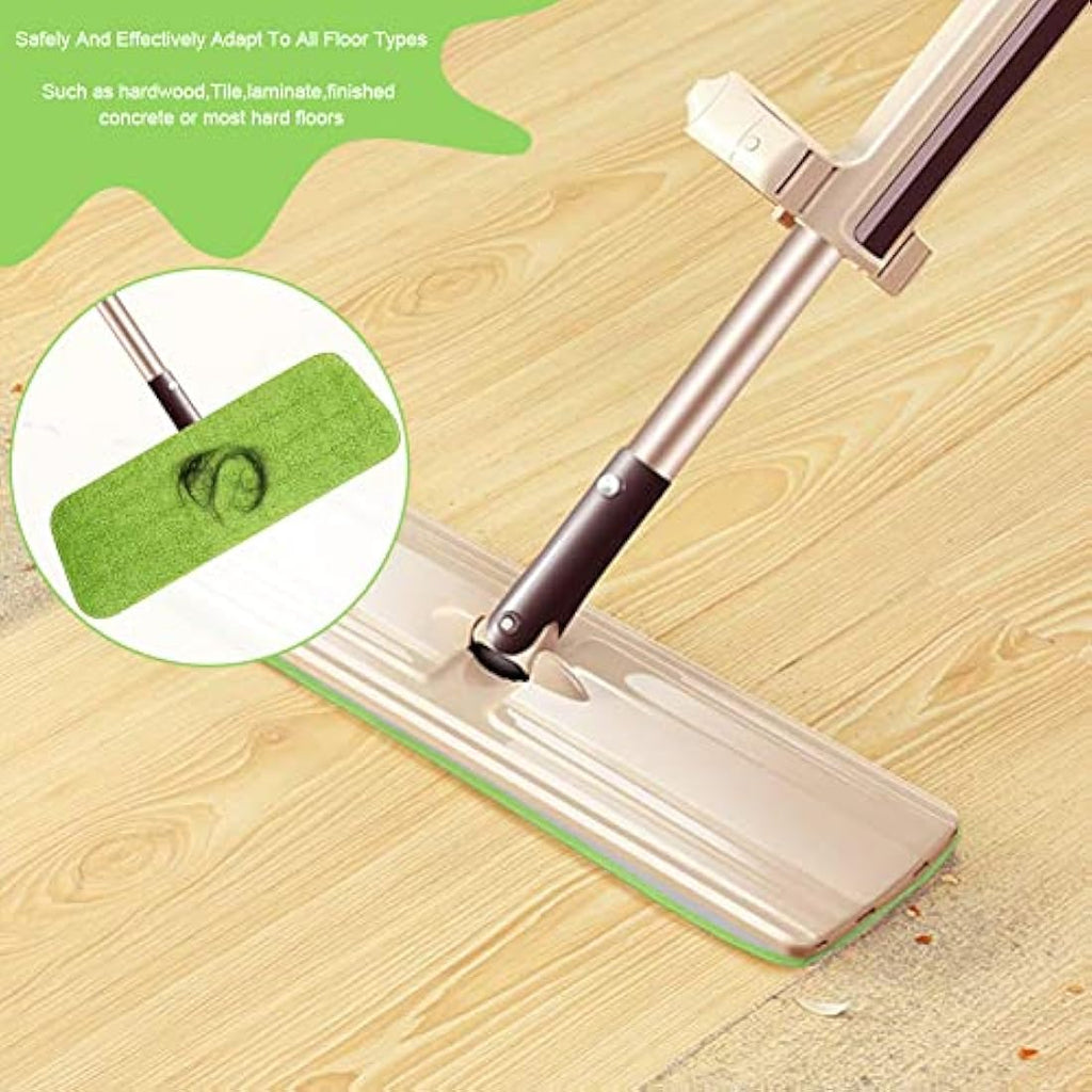 Vicloon Microfiber Mop Pads - 6 Pack Washable Spray Mop Refills, Green