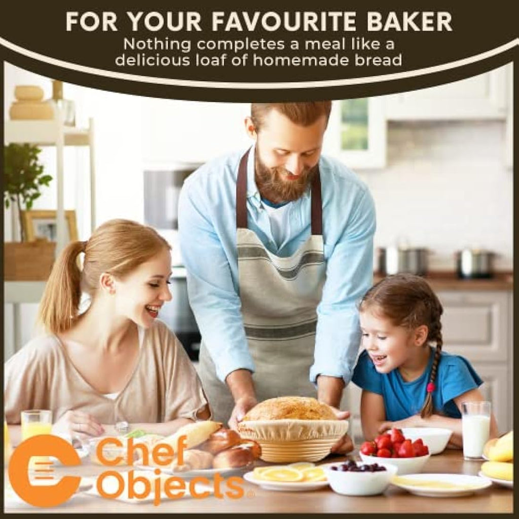 Sourdough Bread Starter Kit – Round & Oval Banneton Baskets