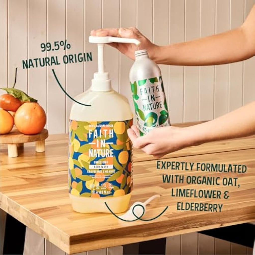 Faith In Nature Grapefruit & Orange Body Wash - 5L Refill Pack