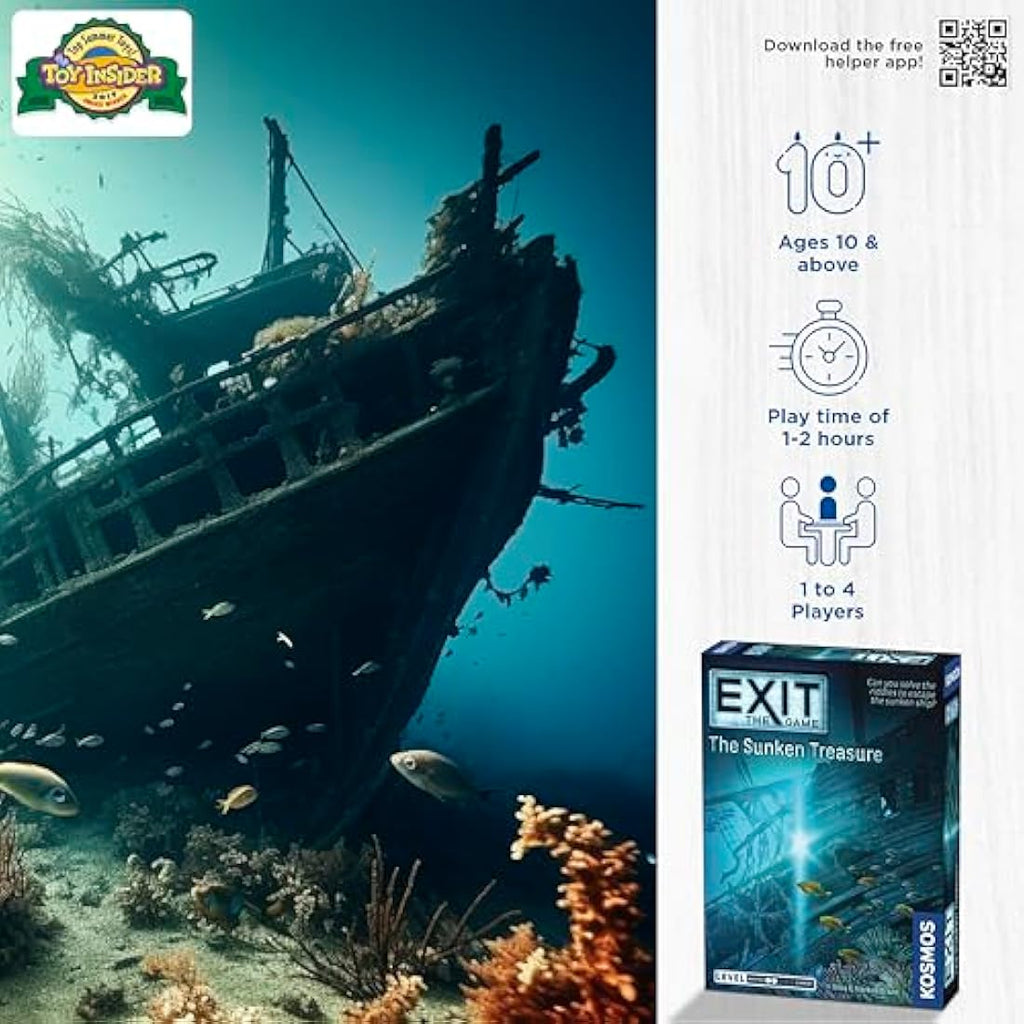 Thames & Kosmos EXIT: The Sunken Treasure Escape Room Board Game
