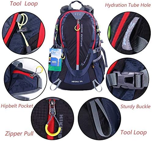 EGOGO 30L Water-resistant Hiking Backpack | Outdoor Cycling Daypack