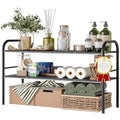 NETEL Expandable Under Sink Storage – 2 Tier Metal Kitchen Organiser