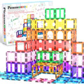 PicassoTiles 42-Piece Magnetic Building Tiles Set – STEM Educational Toy