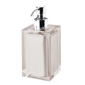 Gedy Handmade Resin Bathroom Soap Dispenser - Light Taupe, 210ml