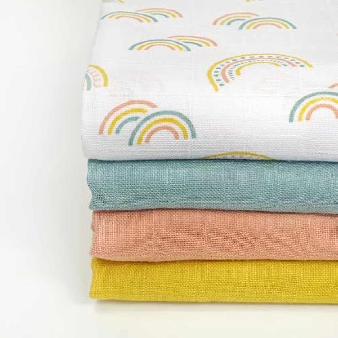 MuslinZ Cotton Muslin Squares - 6 Pack Large 70x70cm Burp Cloths
