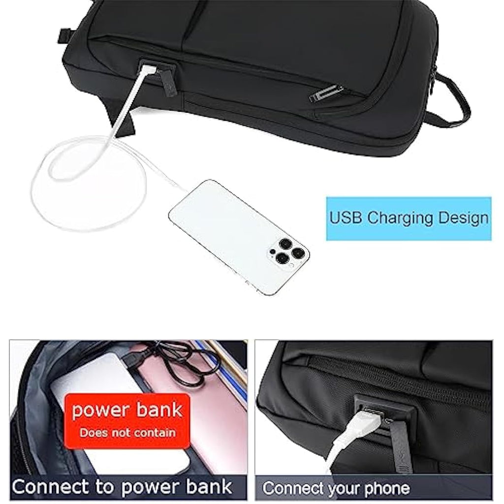 Slim 15.6 Inch Laptop Backpack – Waterproof Business Bag