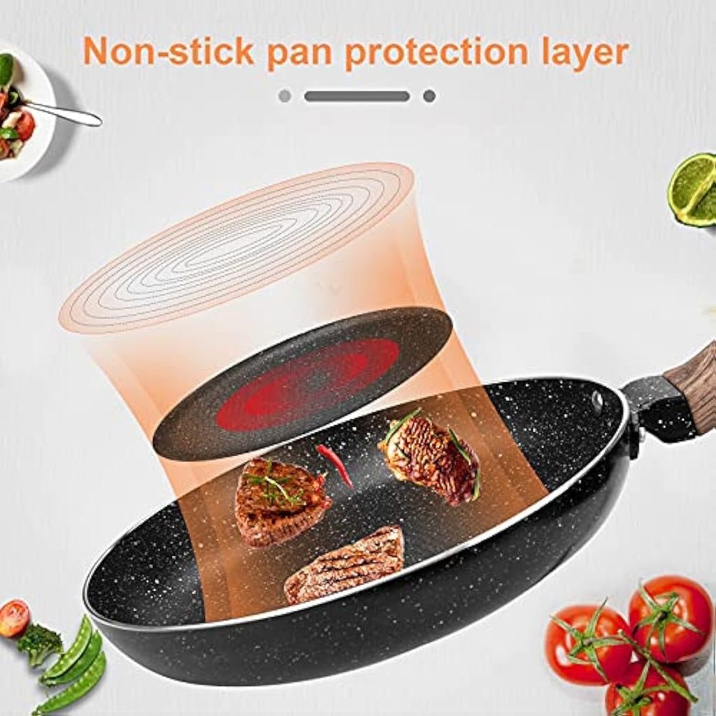 24cm Granite Non-Stick Frying Pan | Induction Skillet