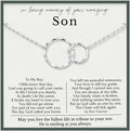 Loss of Son Sympathy Necklace - Memorial Bereavement Gift