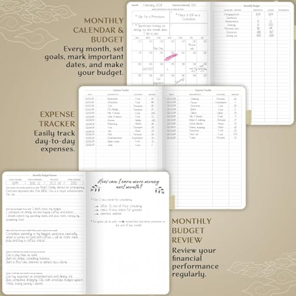 Legend Budget Planner – Vegan Leather Financial Organizer & Expense Tracker