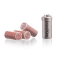 keygoes:chili Titanium Mini Keyring Shaker with 3 Sharpest Chili Powders