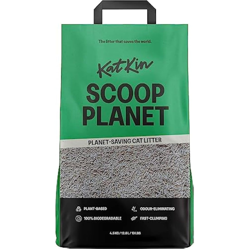 KatKin Scoop Planet Tofu Cat Litter – Biodegradable & Clumping (9kg)
