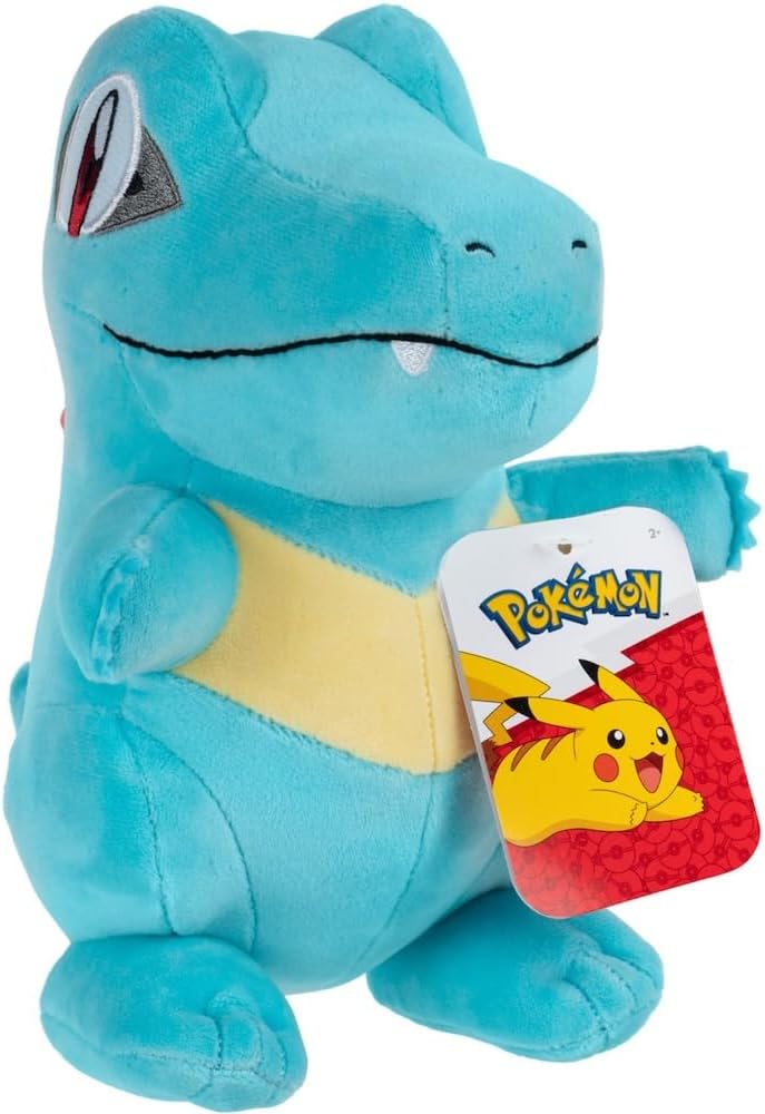 Pokémon Totodile 8-Inch Plush Toy – Snaps Collectible Stuffed Animal