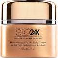 GLO24K 24k Gold Anti-Aging Day Cream with Hyaluronic Acid & Collagen