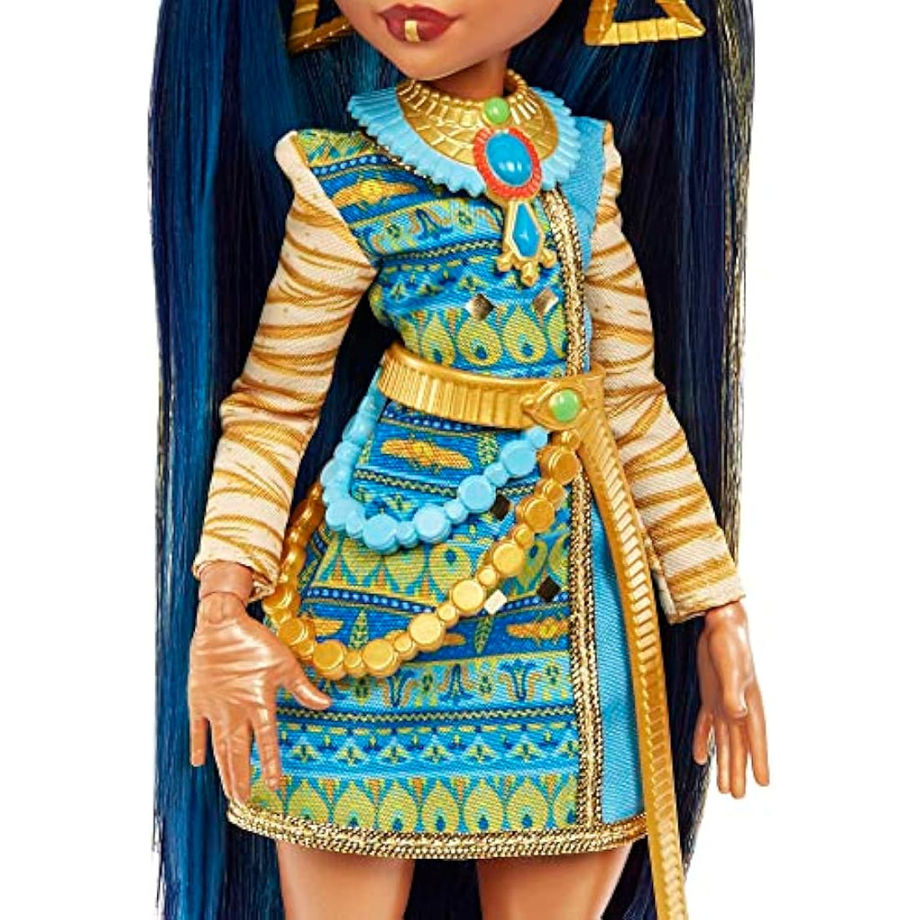 Monster High Cleo De Nile Fashion Doll with Pet Dog and Accessories