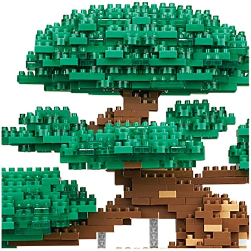 Nanoblock NB039 Bonsai Matsu Tree - 1130 Piece Micro Building Block Set