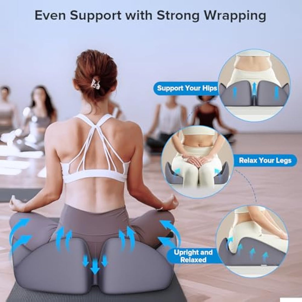 Jolof Store Memory Foam Seat Cushion – Orthopedic Coccyx & Sciatica Relief