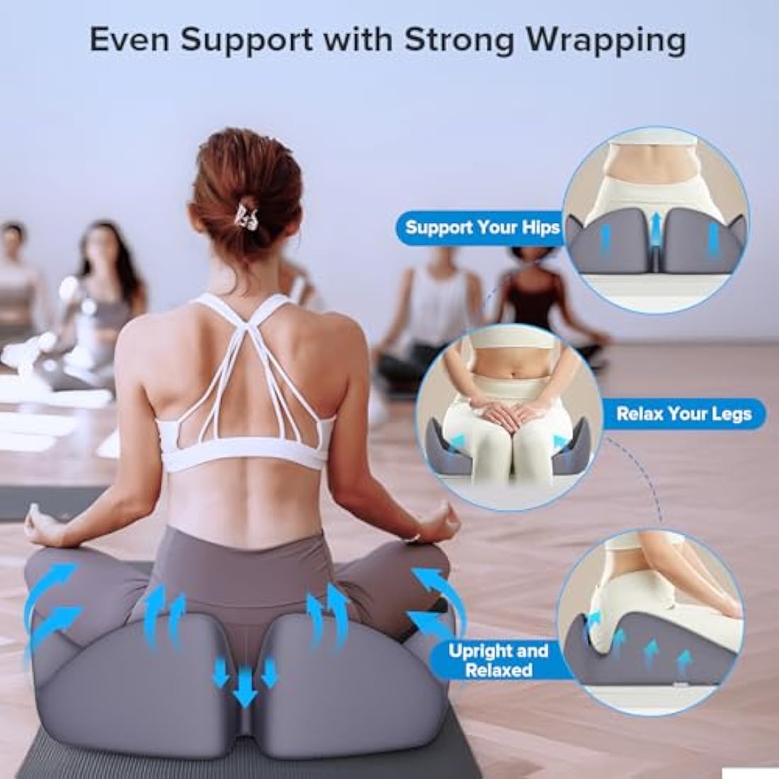 Jolof Store Memory Foam Seat Cushion – Orthopedic Coccyx & Sciatica Relief