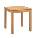 Hallowood Hereford Small Square Dining Table – Solid Oak Light Wood