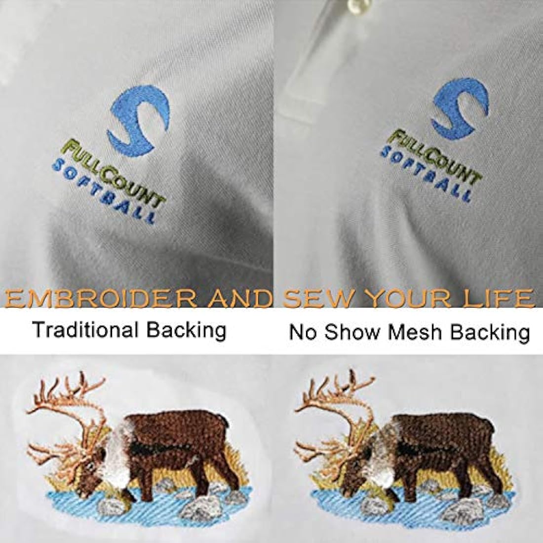 New brothread No Show Mesh Embroidery Stabilizer - 12" x 50Yd Roll