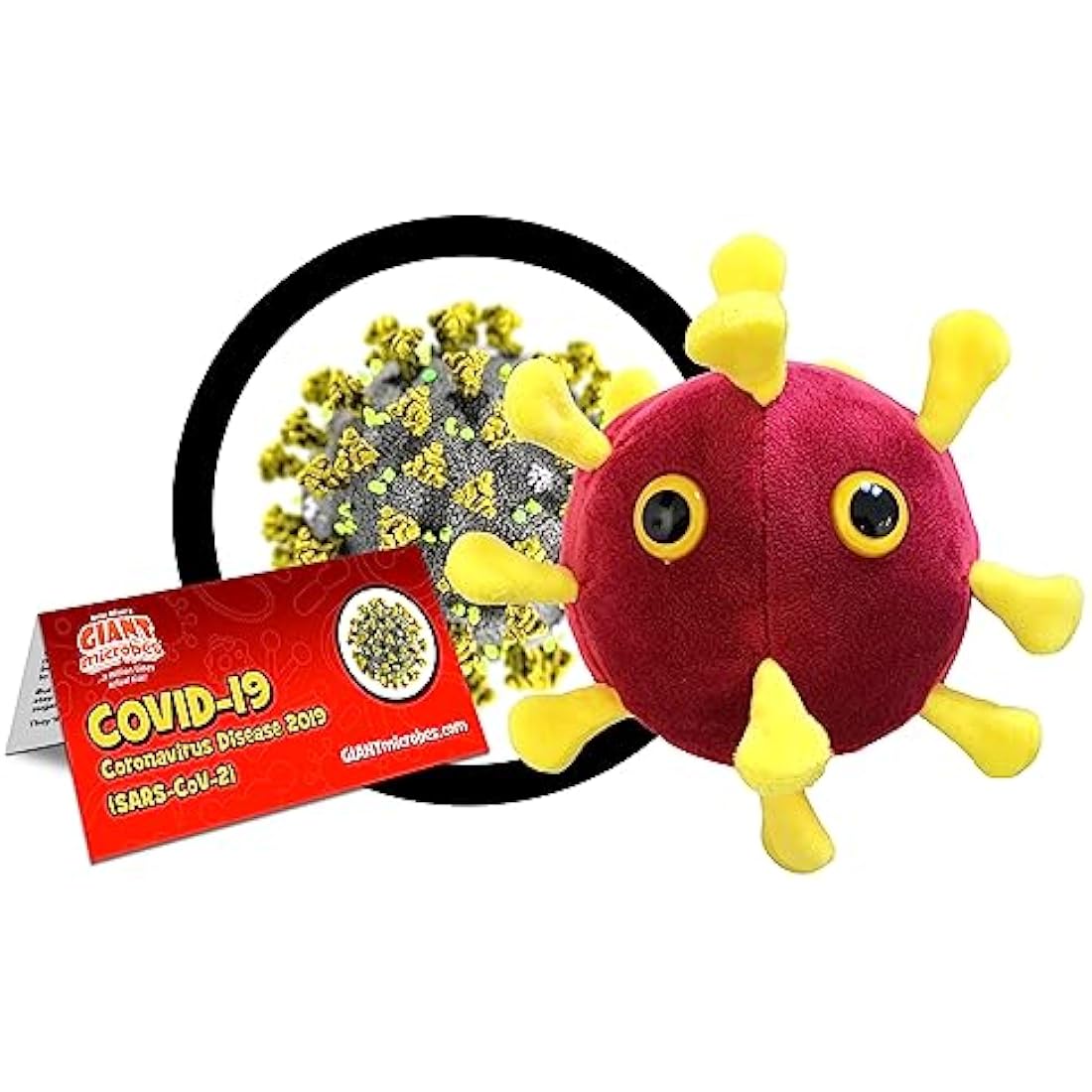GIANTmicrobes COVID-19 Plush - Educational Science Toy by