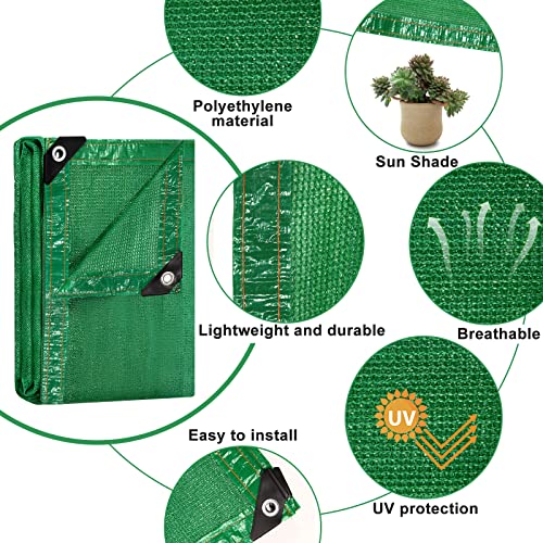 BeGrit 70% Greenhouse Shading Net with Grommets – UV Resistant Shade Cloth