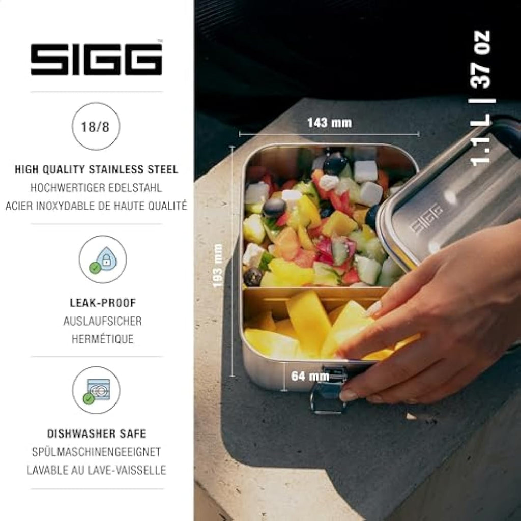 SIGG Gemstone Stainless Steel Lunch Box – Leak-Proof Tiffin Container