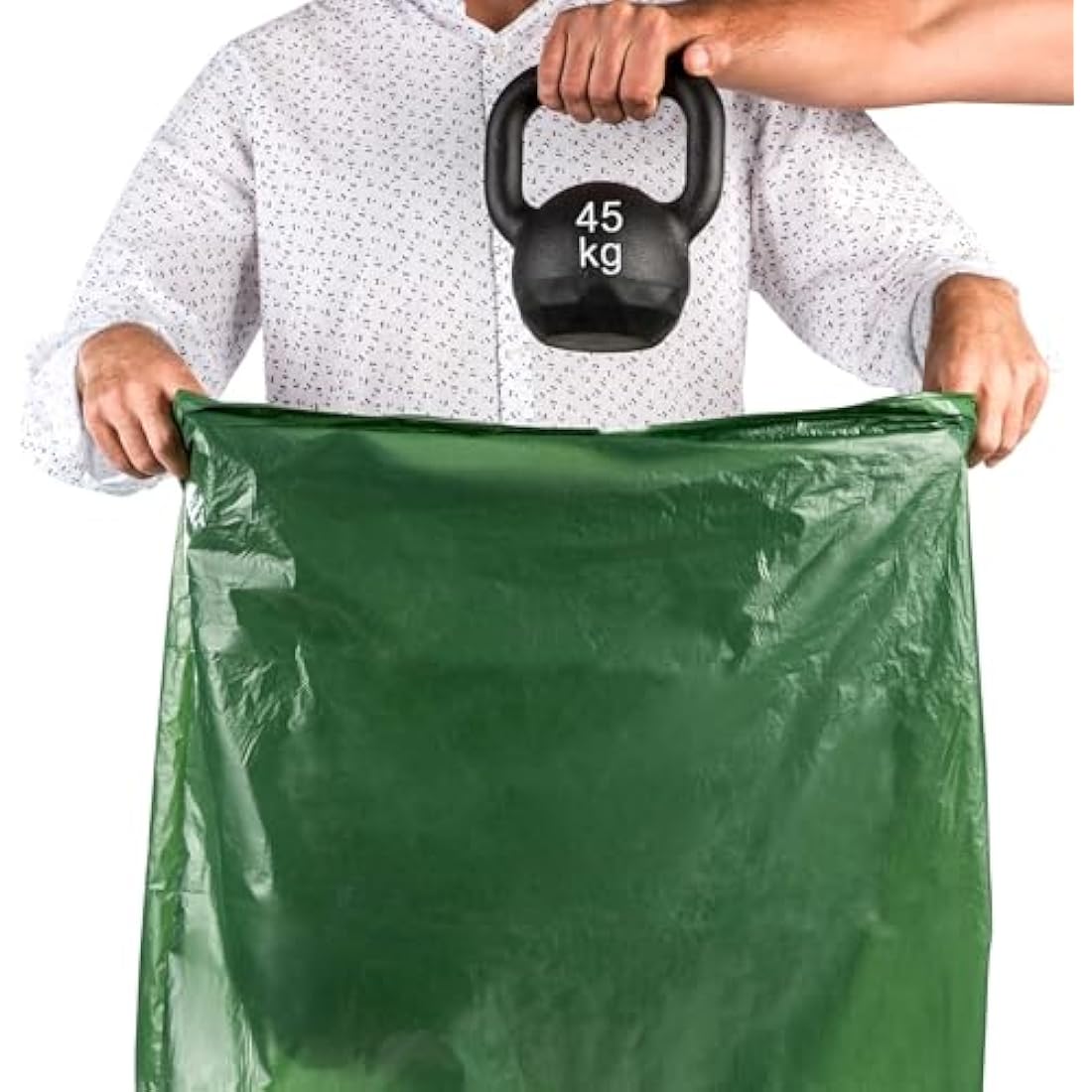 Relevo 50L Bin Bags – 100% Recycled Heavy Duty Refuse Sacks (30 Pack)