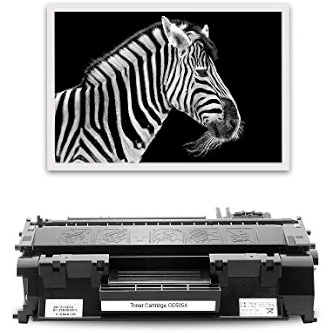 ZOOMTEC CE505A 05A Black Toner Cartridge for LaserJet P2035 P2055 | 2 Pack