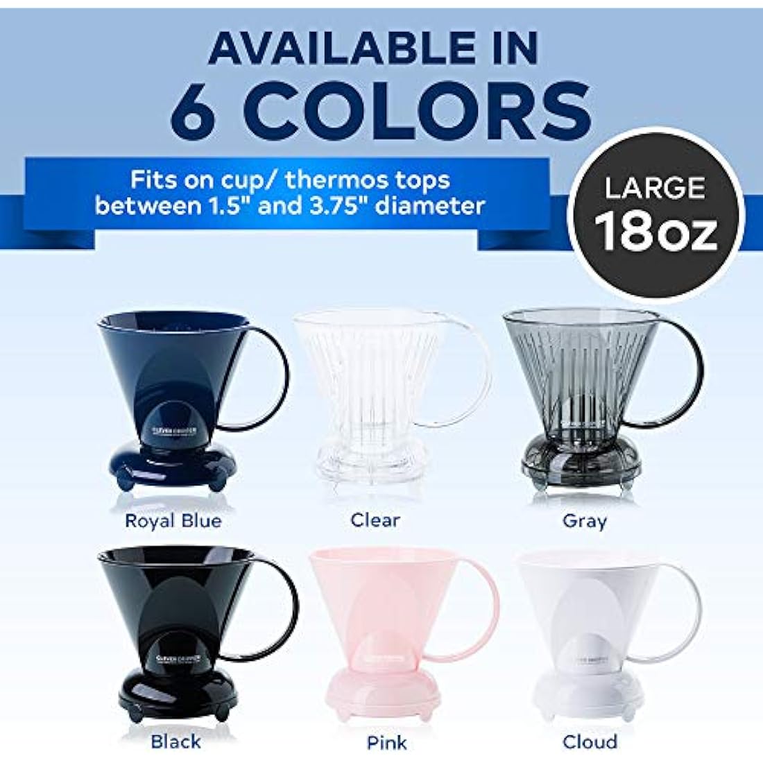 Jolof Store Clever Pour Over Coffee Dripper | BPA-Free Manual Brewer