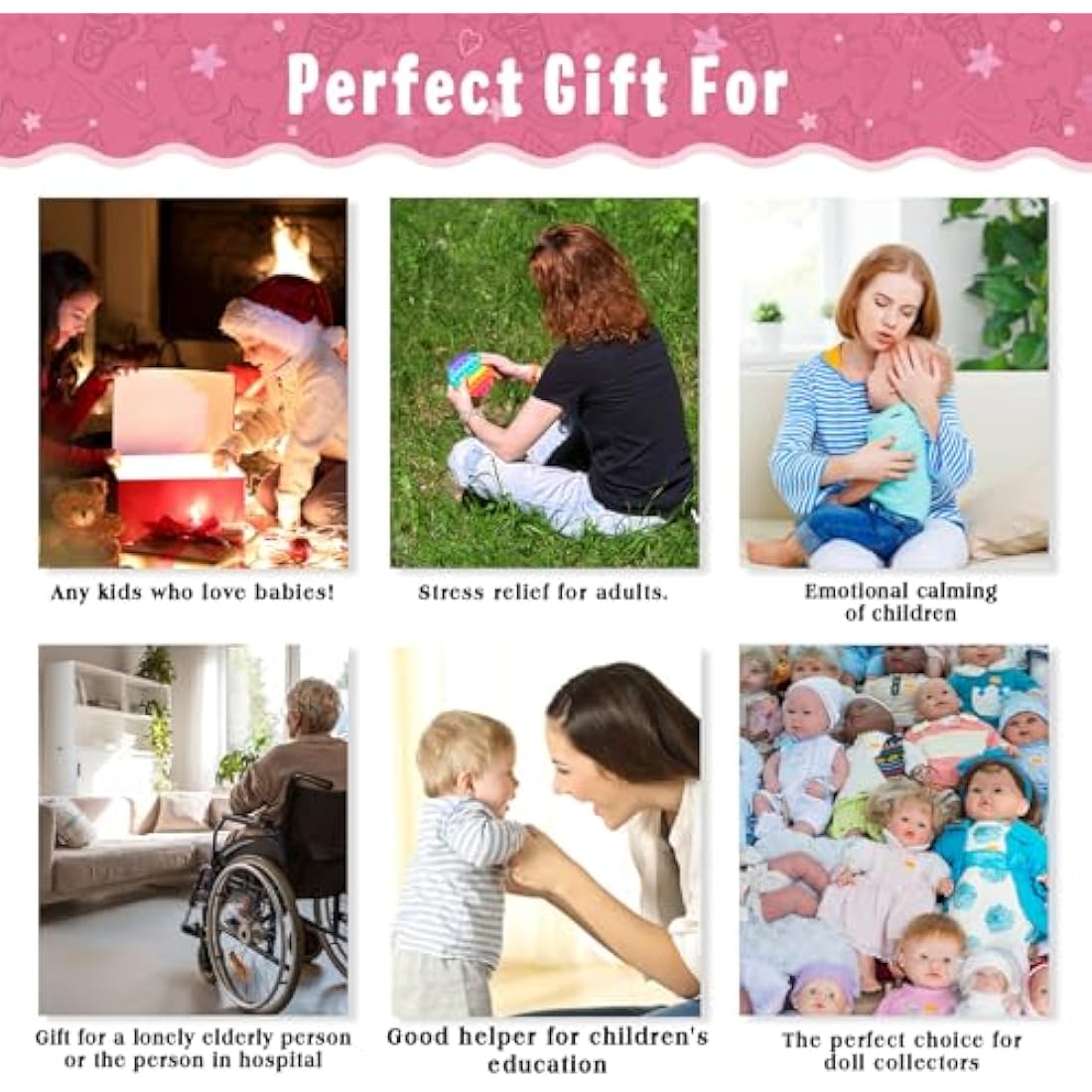 Vollence 12-inch Full Silicone Reborn Baby Doll | Realistic Newborn